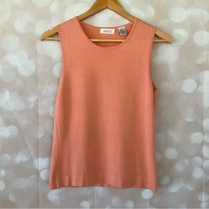 Barney’s New York Peach Silk Blend Tank Top